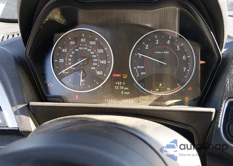 2016 BMW M235I z USA, uszkodzony, nr VIN WBA1J7C5XGV359710